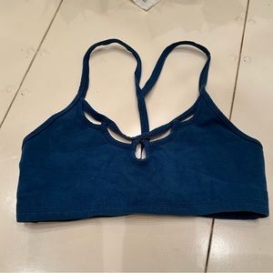 Free People Movement Moonshadow Sapphire Blue Sports bra, size small